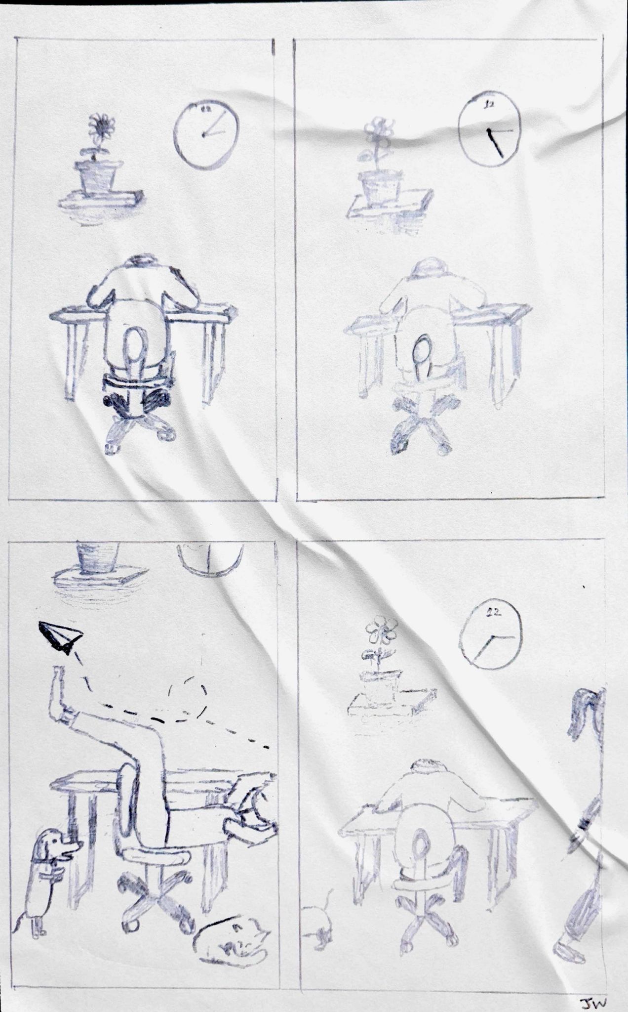 Image of hand-drawn comic